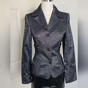 ESCADA Women's Designer Classic Silk Blend Blazer Size 32 US XS